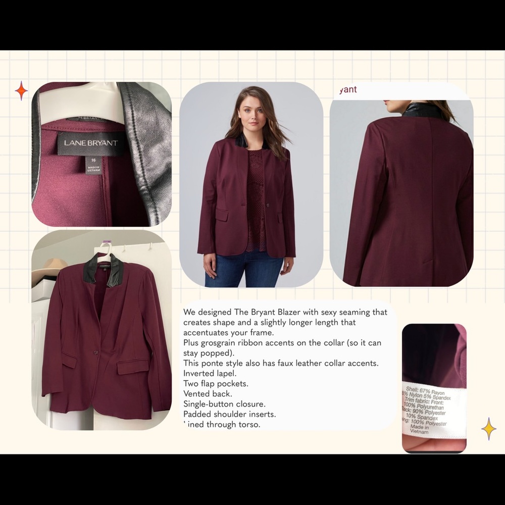 Lane Bryant The Bryant Blazer